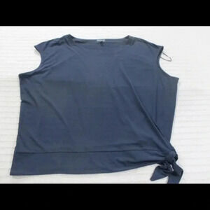 Limited Womens Shirt 2X Blue Sleeveless Round Neck Tie
Stretch Classic Fit